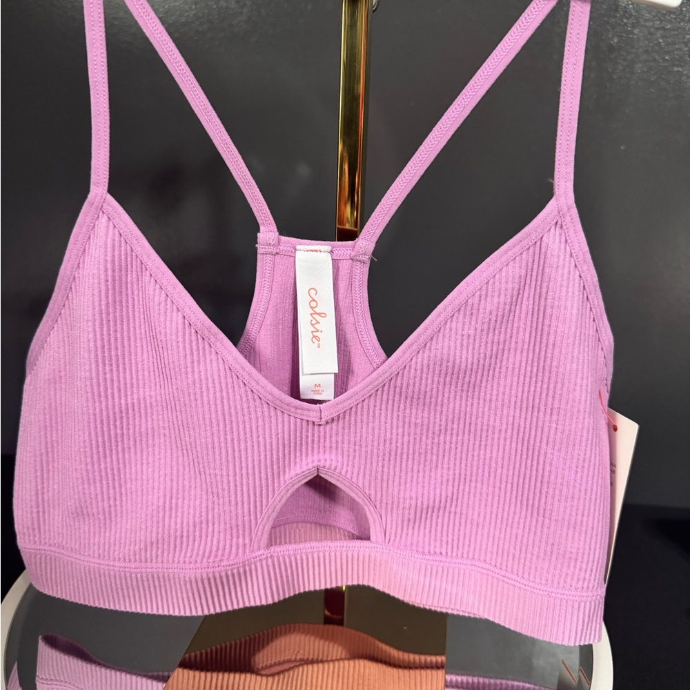 Colsie Orchid Ribbed Bralette